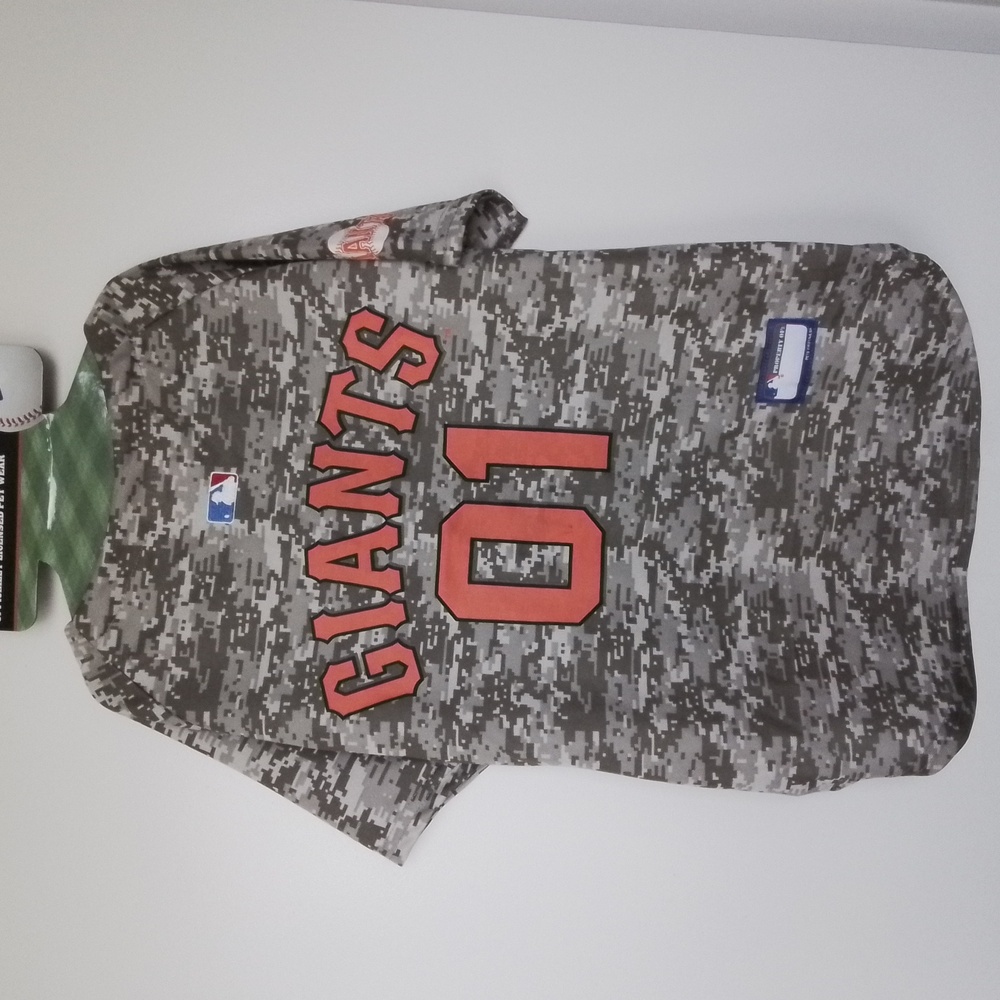 San Francisco Giants Pet Camo Jersey Size XL